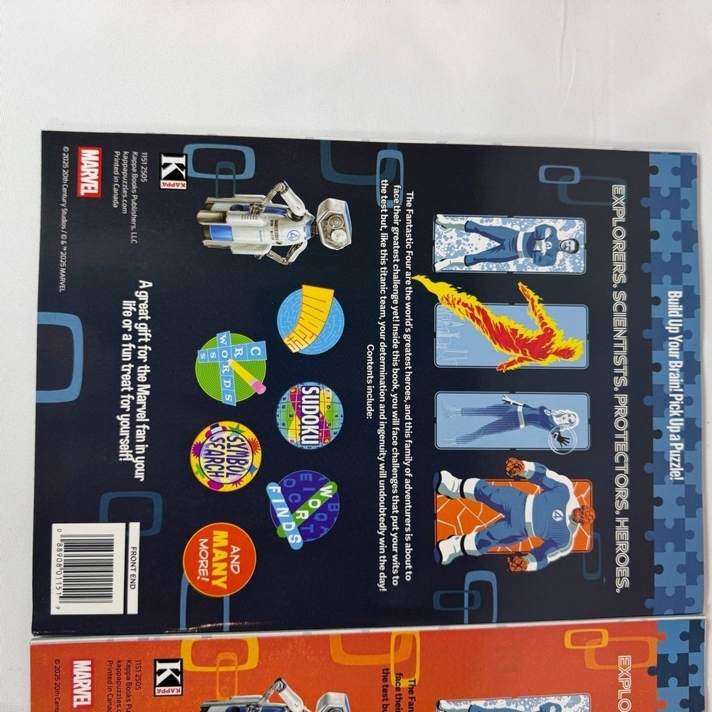 Marvel Studios Fantastic 4 First Steps Variety Puzzles Activities Vol 1 & 2 Set - Picture 5 of 8